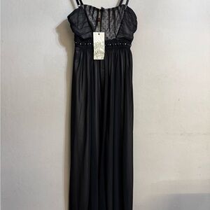 GUESS Black Evening Gown DRESS SIZE 3 NWT